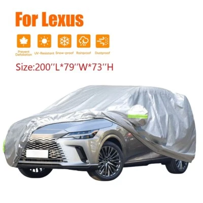 Cubierta completa de coche SUV impermeable protector contra el polvo de lluvia para Lexus RX350 RX450 exterior Foto 1 de 4
