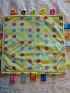 TAGGIES POLKA DOT BABY MINI SECURITY BLANKET - Bild 1 von 4