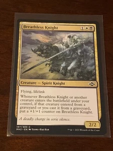 Magic the Gathering Modern Horizons 2 Breathless Knight - Picture 1 of 2
