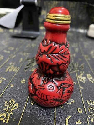Rare hand-carved snuff bottle in ancient China - - Image 1 of 4