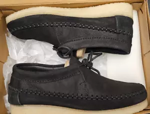 Clarks WEAVER Originals Ladies Black Suede Leather Shoes UK 5 D /38 - Picture 1 of 6