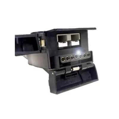 ARK FSP7AB Dual Power 7 Pin Flat Trailer Socket with 50 Amp Anderson Plug + LED - image 1 of 2