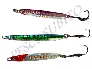 lotto 3 metal jig speciale spinning in mangianza mare tonno palamita tp - Foto 1 di 1