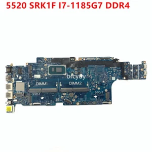 Placa madre para computadora portátil DELL 5520 19819-1 CN-0G60M3 con CPU SRK1F I7-1185G7 - Imagen 1 de 6