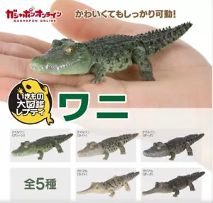 New Bandai Gashapon Crocodile Action Figure Smaller Size Complete Set - Picture 1 of 11