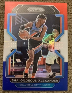 2021-22 Panini Prizm #238 Shai Gilgeous-Alexander SGA Red White Blue MVP - Bild 1 von 2