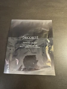 Decorte Whitelogist Kojic Acid Brightening Mask .59 oz 17.5 ml Travel Size NEW - Picture 1 of 2