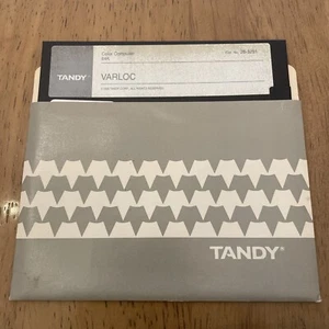 SUPER RARE VARLOC Game For Tandy Color Computer 1985 - Disk Only - Picture 1 of 3