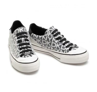 DKNY Sutton - Zapatillas bajas Blanco y Negro Talla EE. UU. Mujeres 7,5 M Foto 1 de 4