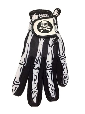 Mens Skeleton Left Hand Cabretta Golf Glove - Image 1 of 2