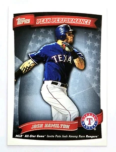 2010 Topps Josh Hamilton Peak Performance Texas Rangers #PP-64 - Picture 1 of 2