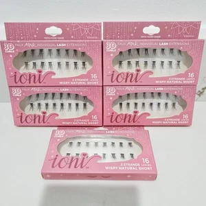 Ioni Cosmetics 3D Curls Fluffy & Wispy Faux Individual Lash Extensions (5 Boxes) - Picture 1 of 5