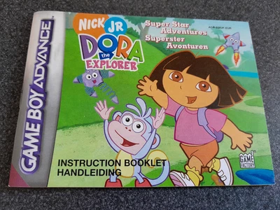 Dora the Explorer  Super Star Adventures - manual only for Gameboy Advance game - Image 1 of 2