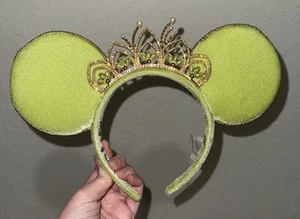 Disney Baublebar Princess And The Frog Minnie Ears Bejeweled Headband See Photos - Picture 1 of 4