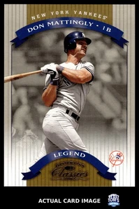 2002 Donruss Classics #163 DON MATTINGLY New York Yankees #/1500 NM - Picture 1 of 4