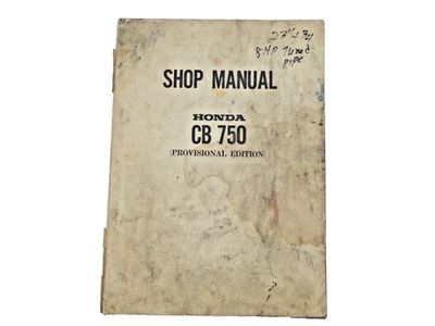 RARO 1969 69 1970 70 Honda CB750 K0 OEM sandcast manual de reparación de taller provisional Foto 1 de 4
