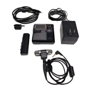 Sony MZ-M10 Walkman Black Portable HI-MD MiniDisc Recorder - Picture 1 of 19