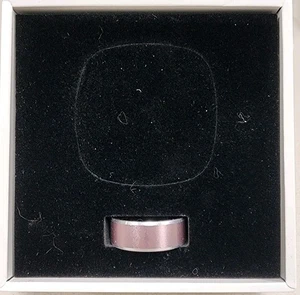 Smart Health Ring Pink #8 Fitness Activity Tracker w/Magnetic Charger & Manual - Picture 1 of 5