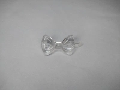 Vintage Goody Snap Tight Clear Bow Barrette 1980s 90s Hair Clip - Image 1 of 2