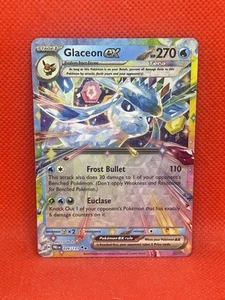 Glaceon ex 026/131 Sv: Prismatic Evolutions Holo Double Rare NM - Picture 1 of 2