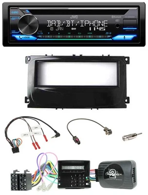 JVC Bluetooth Lenkrad USB DAB CD Autoradio für Ford Mondeo S-Max Can-Bus 07-14 p - Bild 1 von 4