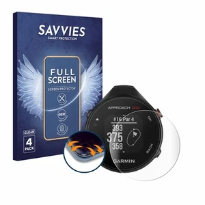 4x Full-Screen Schutz Folie für Garmin Approach G12 3D Curved Edge Display - Zdjęcie 1 z 6
