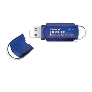 Integral Courier Encrypted USB 3.0 8GB Flash Drive INFD8GCOU3.0-197 - Picture 1 of 1