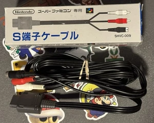 Cable OEM Nintendo S-Video En Caja N64 SNES GCN SHVC-009 PROBADO Svideo - Imagen 1 de 9