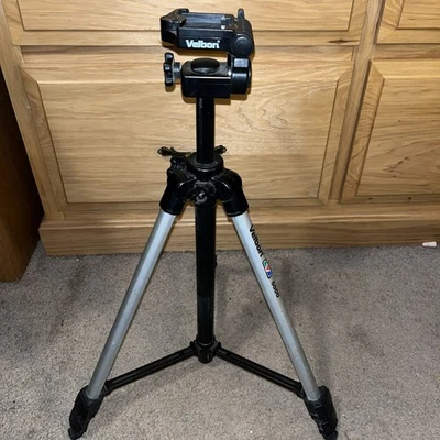 TRÍPODE LIGERO VELBON 5000 ALUMINIO SOPORTE PARA CÁMARA/FOTO/VIDEO 3 vías Panhead Foto 1 de 4