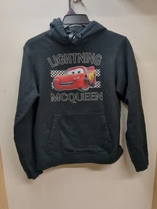 Cars Lightning McQueen Hoodie Officially Licensed Disney Pixar Black Size Medium - Bild 1 von 8