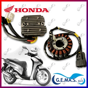 Regolatore di tensione + statore magnete Honda SH PS 125 150 i.e. ie 2005 - 2013 - Picture 1 of 3