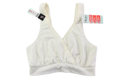 Sutiã de dormir Playtex feminino pulôver de enfermagem sem fio (preto/branco, X-pequeno) - Imagem 1 de 3