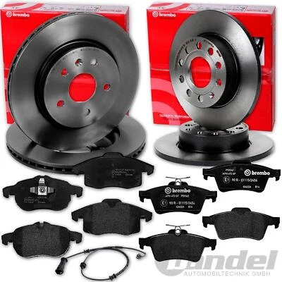 BREMBO Discos de Freno + Pastillas Delanteras + Trasero Apto para Opel Vectra C+ - Imagen 1 de 4