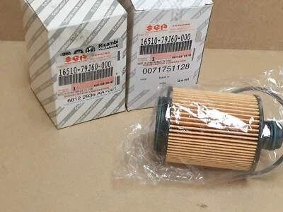 Filtro de aceite Suzuki SX4 Mk1 2006-en 1.9 2.0 DDiS par X2 1651079J60 genuino NUEVO Foto 1 de 4