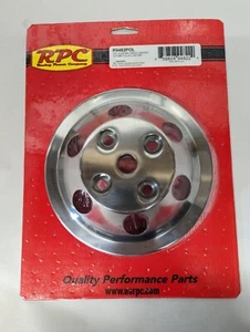 RACING POWER CO-PACKAGED Pol Alum SBC Single Groove Pulley - R9482POL - Picture 1 of 1