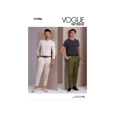 Vogue Schnittmuster V1996 - Hose - Herrenhose - 2 Varianten - Bild 1 von 4