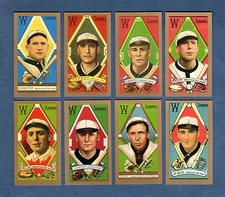 1911 Gold Border WASHINGTON SENATORS T205 Complete Team REPRINT Set~ALL 8 cards