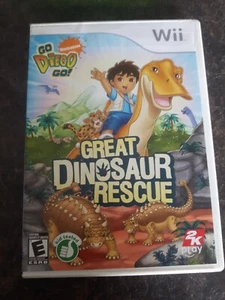 Go Diego Go Great Dinosaur Rescue 2008 Nintendo Wii Game COMPLETE Good Condition - Picture 1 of 2