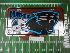 Carolina Panthers license plate vintage new vtg NFL 1996 1990's Lot T - Picture 1 of 5