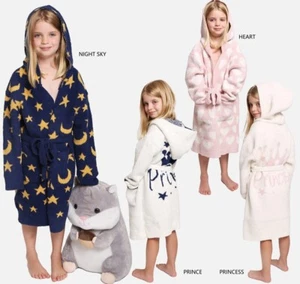 ComfyLuxe Children's Patterned Hooded Robe - Picture 1 of 21