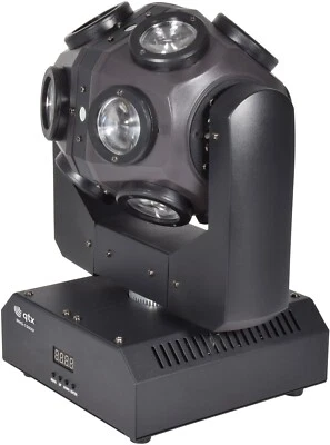 QTX 150W LED Orbital UV Moving Head, Retro Spinning Light Show  MHS-150UV - Image 1 of 4