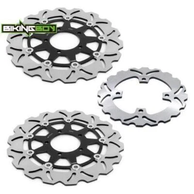 2 rotores de freno delanteros 1 traseros para Kawasaki Ninja ZX6R ABS (19-up) ZX-6R 2020 2021 Foto 1 de 4