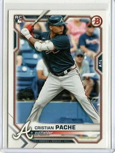 CRISTIAN PACHE Braves 2021 MLB BOWMAN ROOKIE #36 - Picture 1 of 2