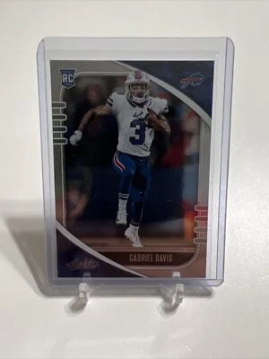 2020 Panini Absolute Gabriel Davis Rookie Card Buffalo Bills RC 136  - Image 1 of 2