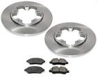 For 15-21 Ford Transit 150 250 With SOLID ONLY !! REAR Brake Disc Rotors Pads