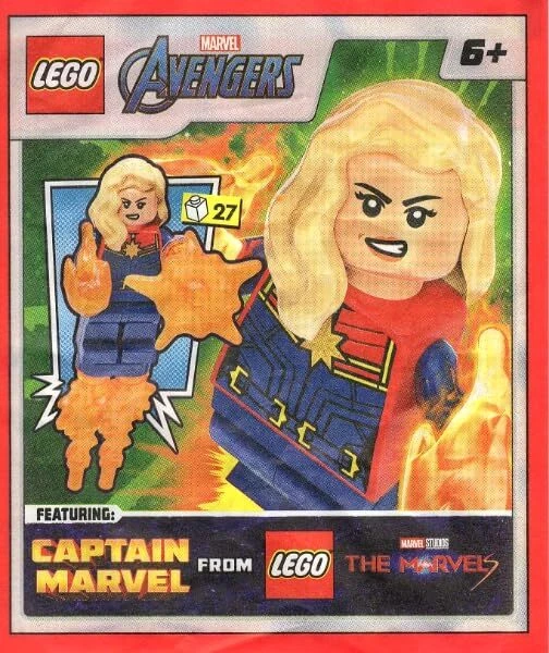 LEGO Superheroes: Captain Marvel Minifigure with Power Blasts - Image 1 of 1