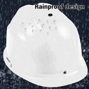 Ventilador de refrigeración casco duro ventilador de refrigeración casco de seguridad impermeable con luz Fortf - Imagen 1 de 14