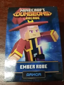 Minecraft Dungeons Arcade Card Folio EMBER ROBE ARMOR 36/60 RARE - Picture 1 of 2