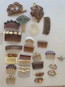 Lot Hair clips vintage - Picture 1 of 10