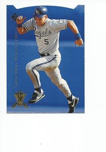 GEORGE BRETT 1995 UD SP Salute DIE CUT card #3 Kansas City Royals NR MT